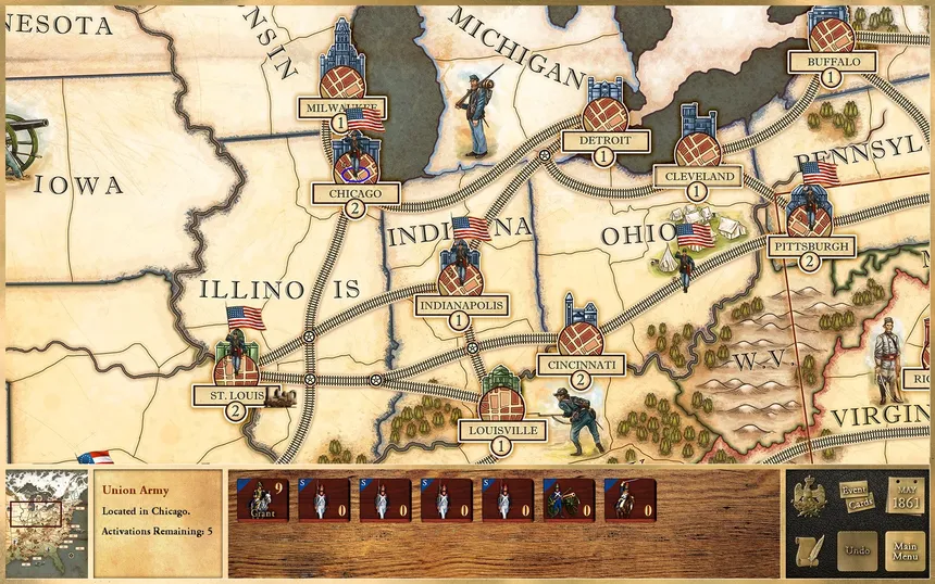 Скриншот 1 к игре Victory and Glory: The American Civil War