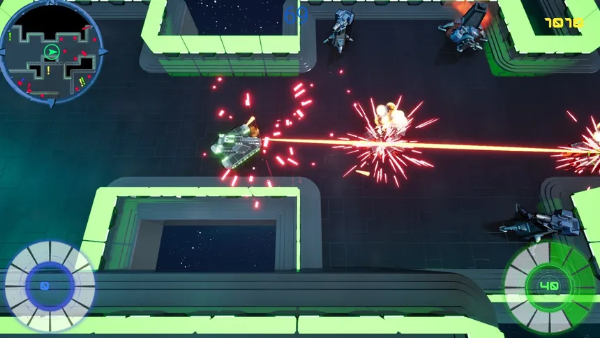Скриншот 2 к игре Senshi Tank 2: Space Bots