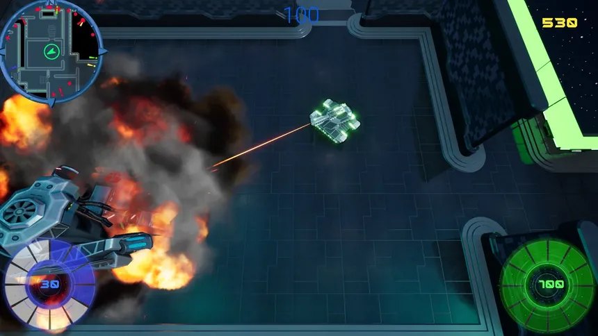 Скриншот 3 к игре Senshi Tank 2: Space Bots
