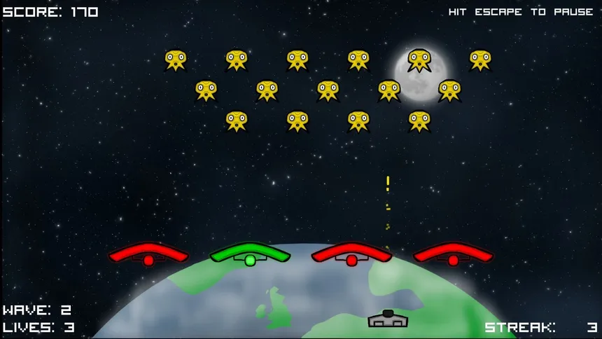 Скриншот 1 к игре Retro Vaders: Reloaded