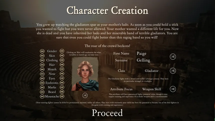 Скриншот 2 к игре Gladiator Manager