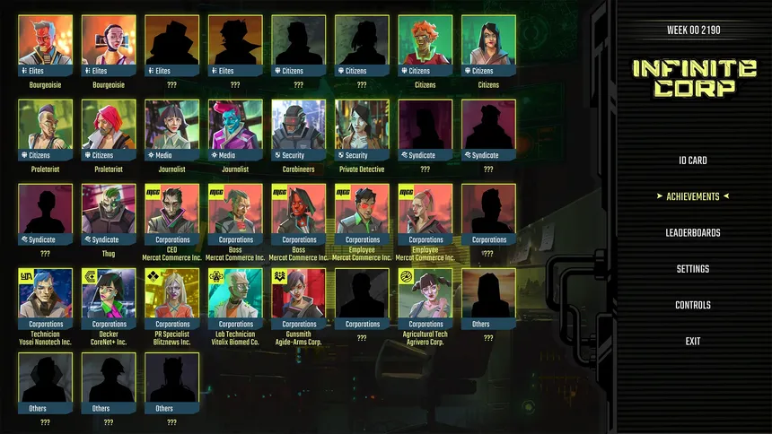 Скриншот 7 к игре InfiniteCorp: Cyberpunk Cards