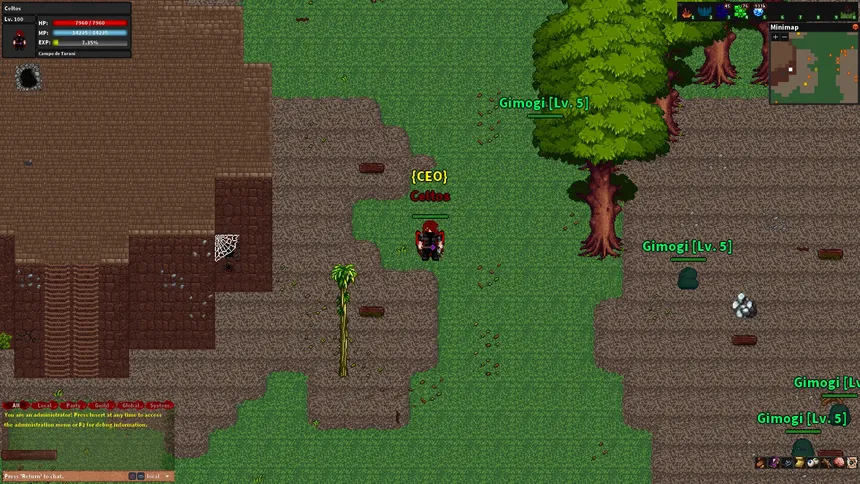 Скриншот 6 к игре Rebornia - MMORPG 2D