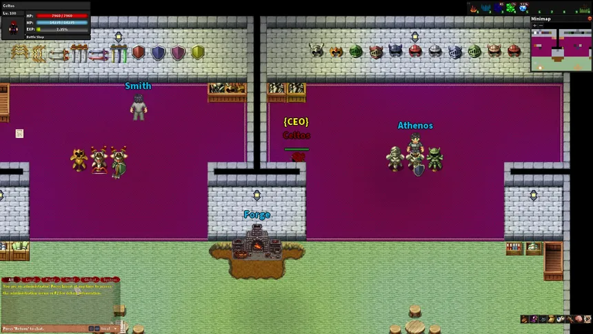 Скриншот 7 к игре Rebornia - MMORPG 2D