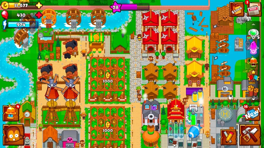 Скриншот 2 к игре Bloons Monkey City