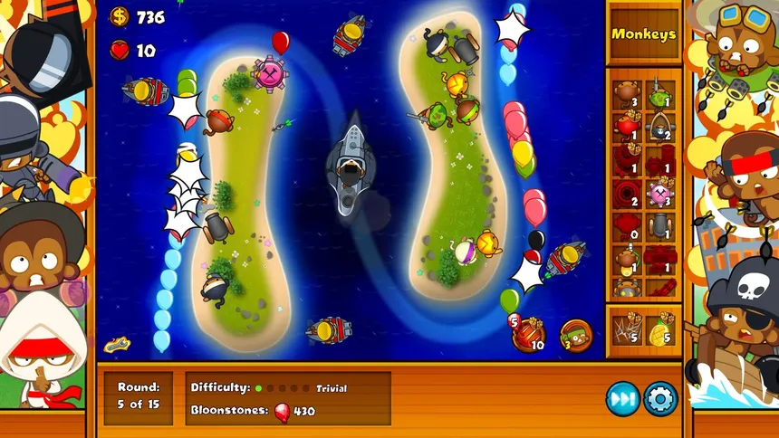 Скриншот 3 к игре Bloons Monkey City