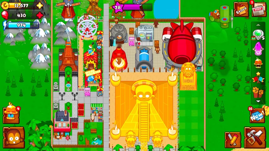 Скриншот 4 к игре Bloons Monkey City