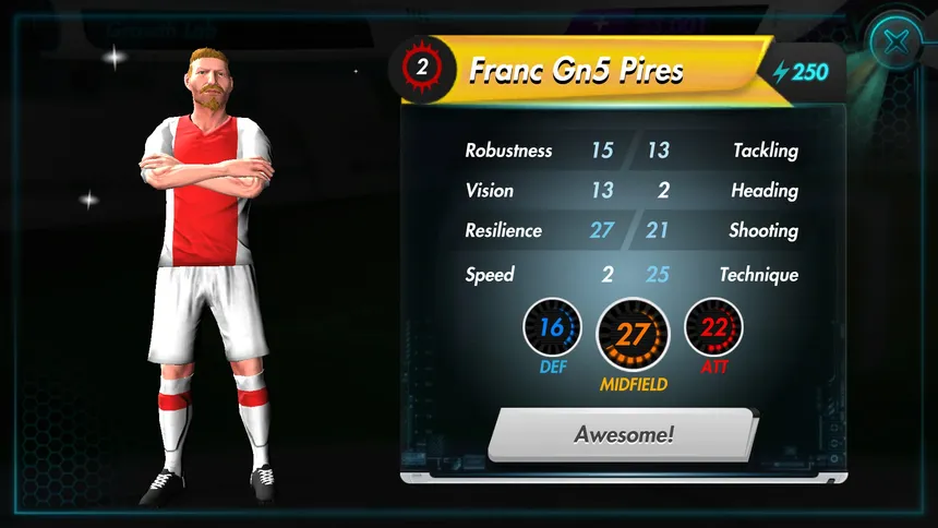 Скриншот 3 к игре Futuball - Future Football Manager Game