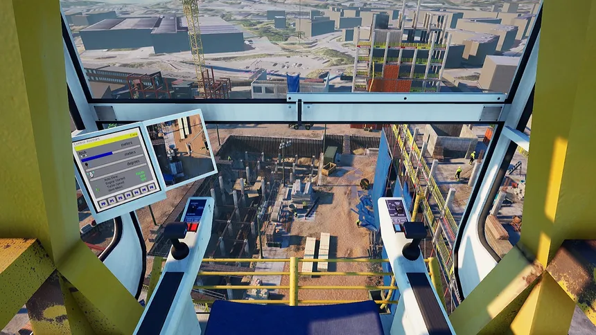 Скриншот 2 к игре VE GSIM Tower Crane Simulator