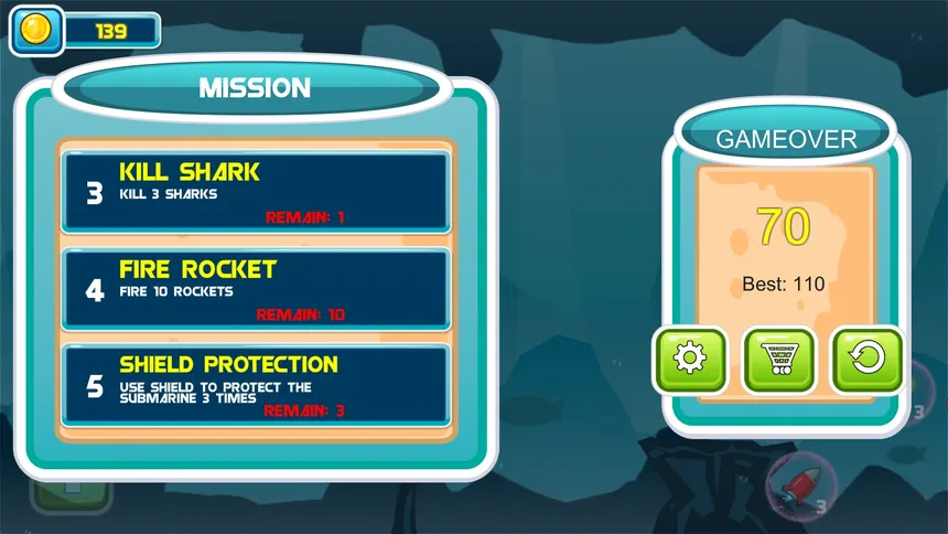 Скриншот 2 к игре Submarine Adventure