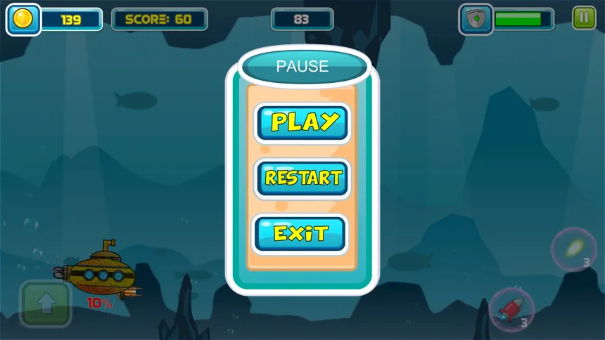 Скриншот 4 к игре Submarine Adventure