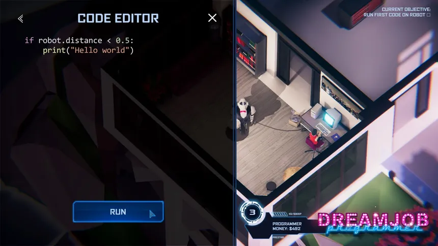 Скриншот 3 к игре Dreamjob: Programmer Simulator - Learn Programming Games