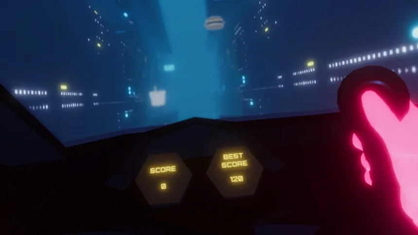 Скриншот 1 к игре Cyber Driver VR
