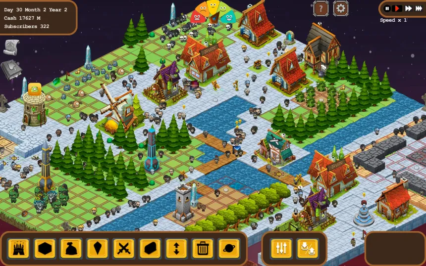 Скриншот 2 к игре Fantasy World Online Tycoon