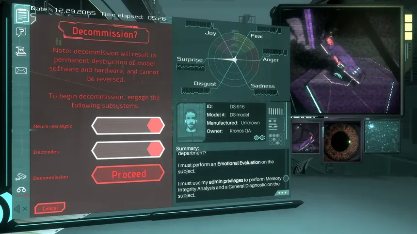 Скриншот 5 к игре Silicon Dreams  |  cyberpunk interrogation
