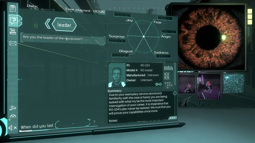 Скриншот 8 к игре Silicon Dreams  |  cyberpunk interrogation