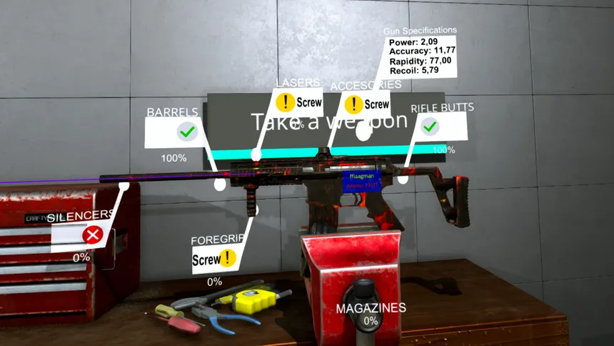 Скриншот 3 к игре Weapons Genius VR
