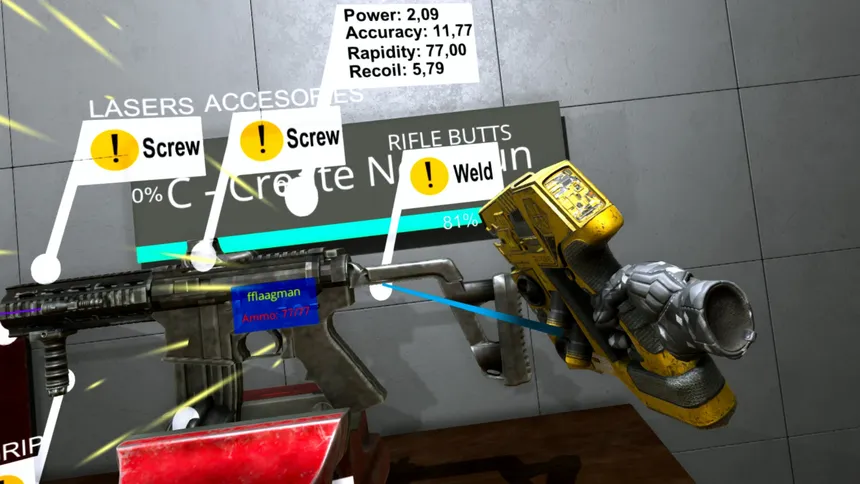 Скриншот 4 к игре Weapons Genius VR
