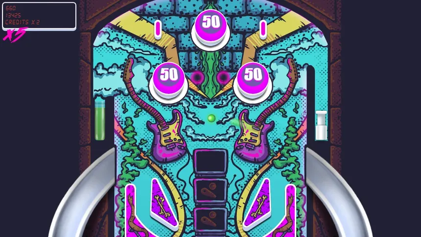 Скриншот 2 к игре Hard Rock Pinball