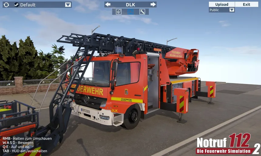 Скриншот 1 к игре Notruf 112 - Die Feuerwehr Simulation 2: Showroom