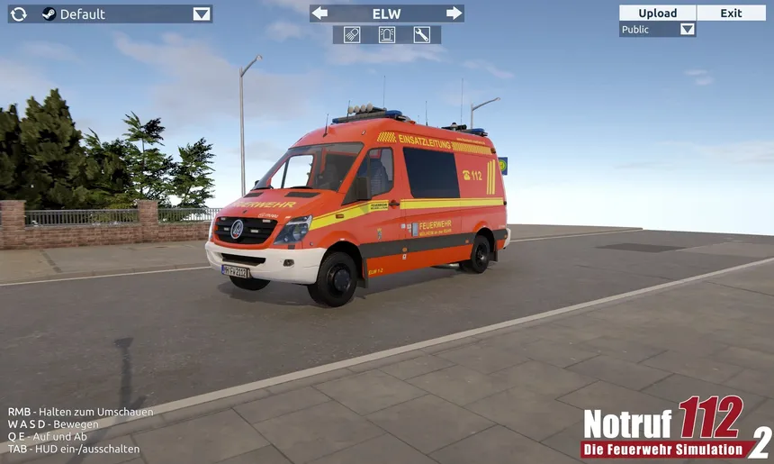 Скриншот 2 к игре Notruf 112 - Die Feuerwehr Simulation 2: Showroom