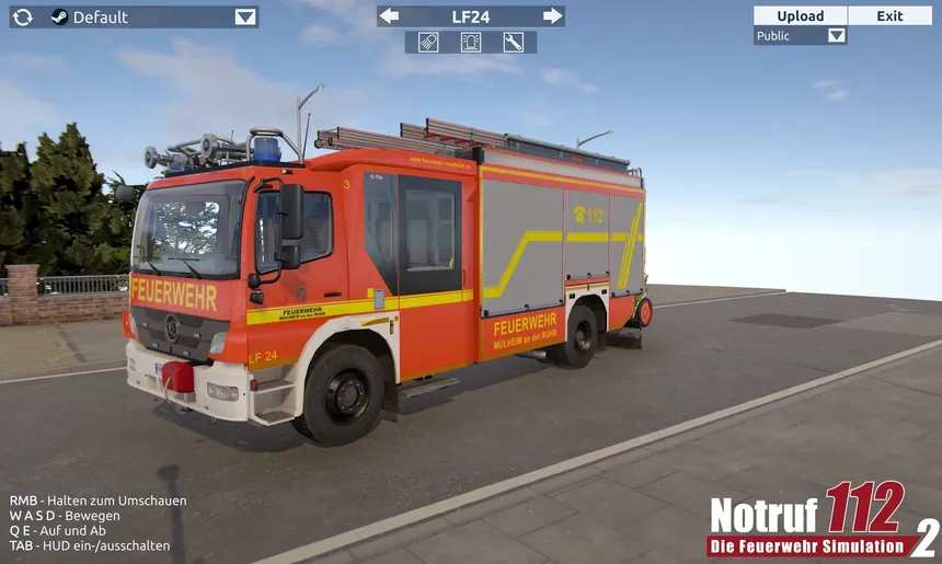 Скриншот 3 к игре Notruf 112 - Die Feuerwehr Simulation 2: Showroom