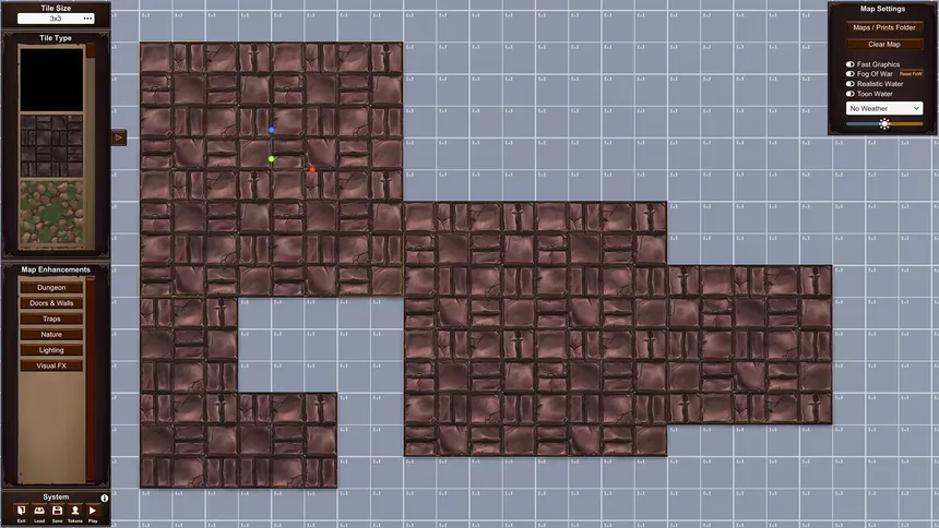 Скриншот 1 к игре Digital Dungeon Tiles