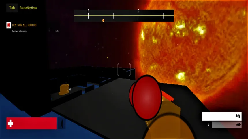 Скриншот 1 к игре FPS Robot Attack Minigame