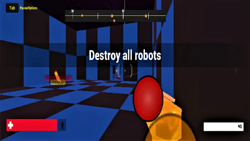 Скриншот 2 к игре FPS Robot Attack Minigame
