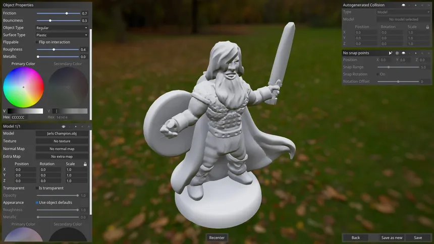 Скриншот 2 к игре Tabletop Playground Beta