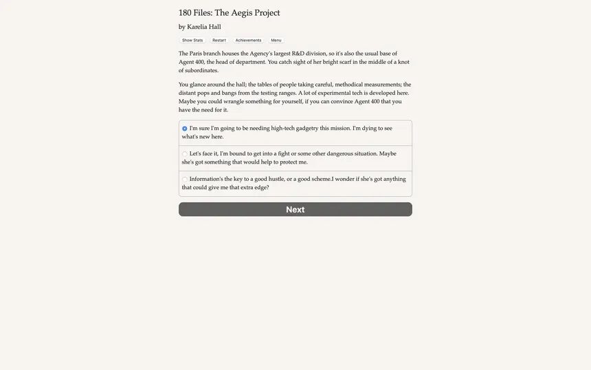 Скриншот 5 к игре 180 Files: The Aegis Project