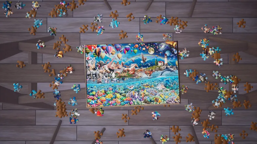 Скриншот 2 к игре 3D Jigsaw Puzzle Simulator