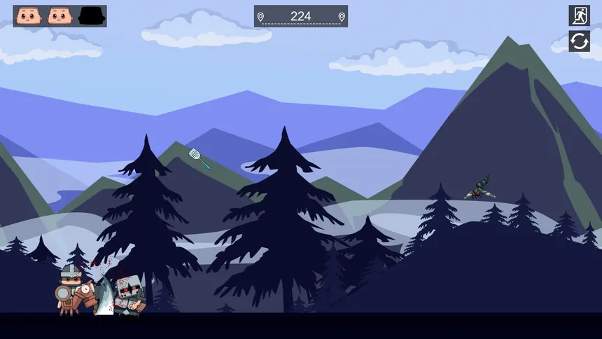 Скриншот 2 к игре Mosquitoes and zombies
