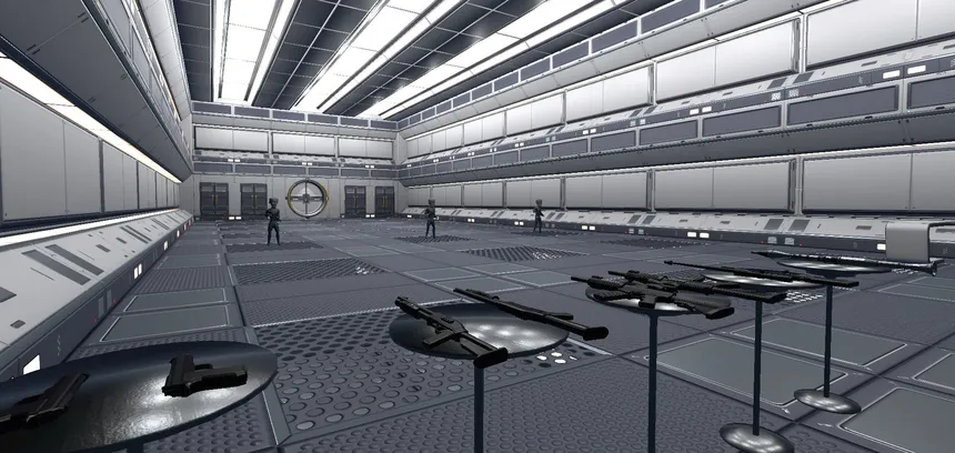 Скриншот 4 к игре Fraggin Halls VR