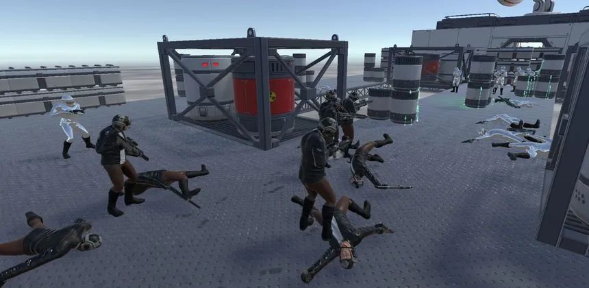 Скриншот 6 к игре Fraggin Halls VR