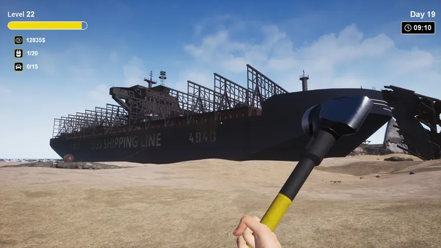 Скриншот 1 к игре Ship Graveyard Simulator