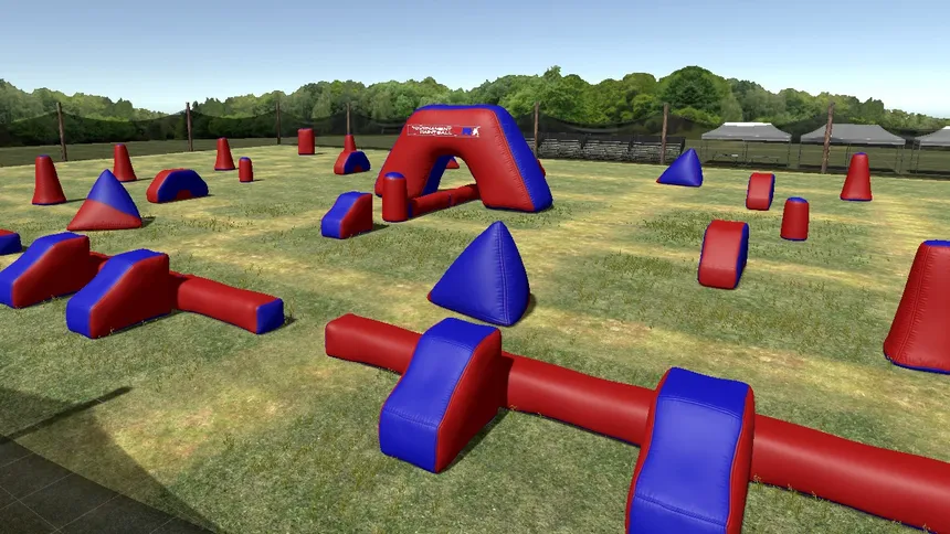 Скриншот 1 к игре Tournament Paintball VR