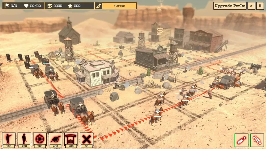 Скриншот 1 к игре Defenders of the West