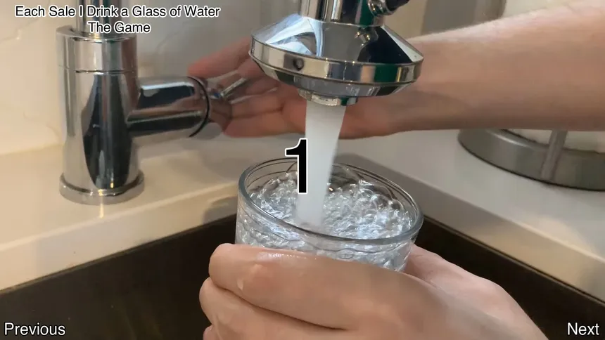 Скриншот 3 к игре Each Sale I Drink a Glass of Water