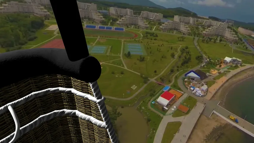 Скриншот 8 к игре Hot-air VR Balloon trip over Russian Primorye