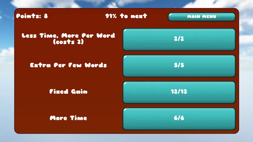 Скриншот 5 к игре Type Up