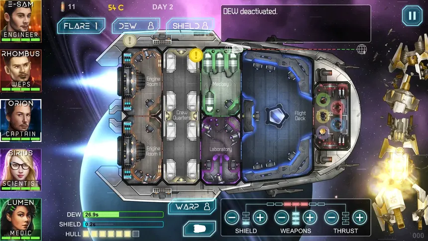 Скриншот 6 к игре Heliconian - Starship Crew Control