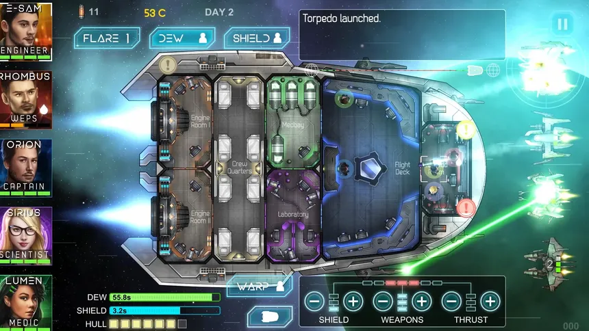 Скриншот 7 к игре Heliconian - Starship Crew Control