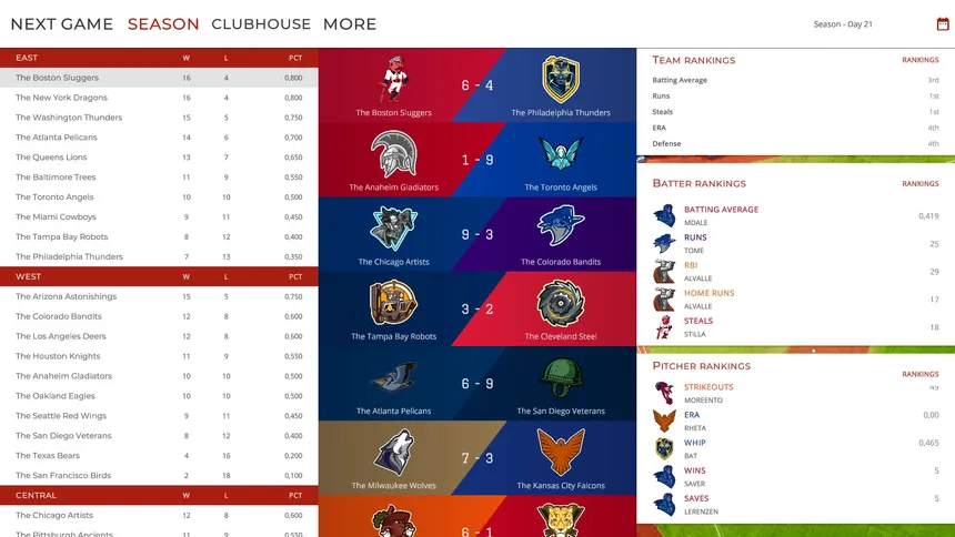 Скриншот 7 к игре Astonishing Baseball Manager 20