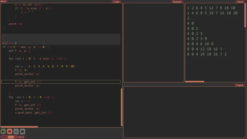 Скриншот 1 к игре Move Code Lines