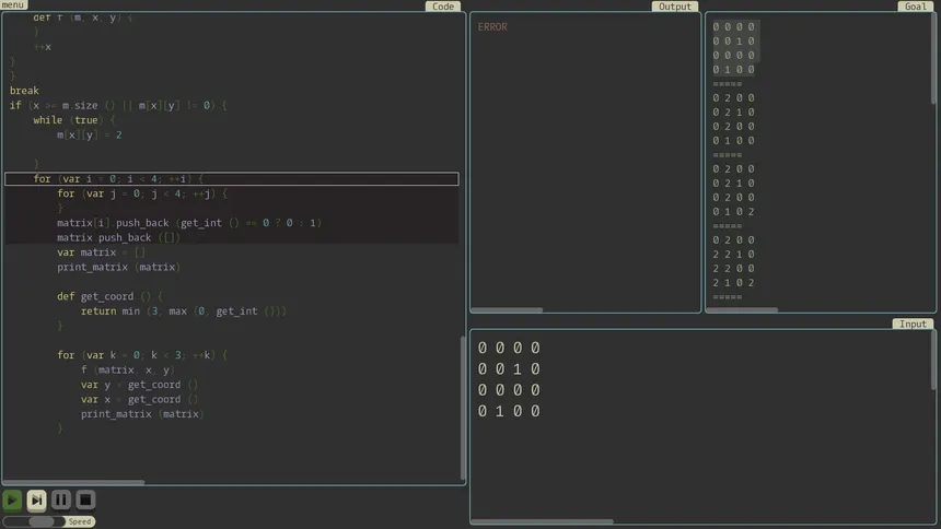Скриншот 3 к игре Move Code Lines