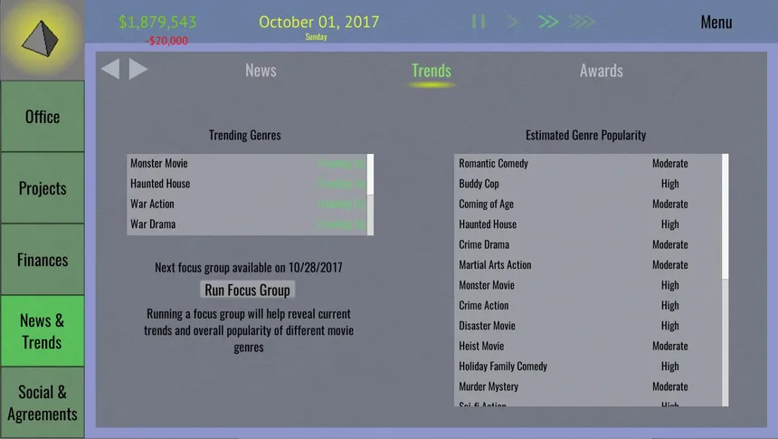 Скриншот 4 к игре Tinseltown Tycoon