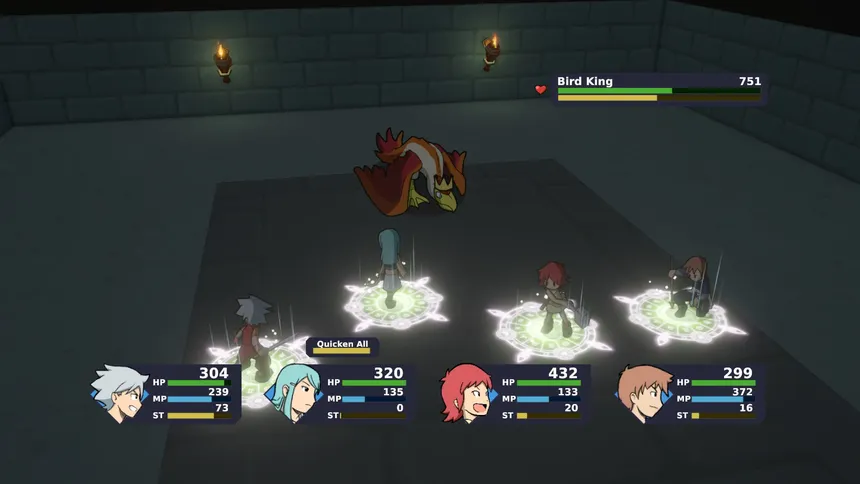 Скриншот 4 к игре Crystal Story: The Hero and the Evil Witch