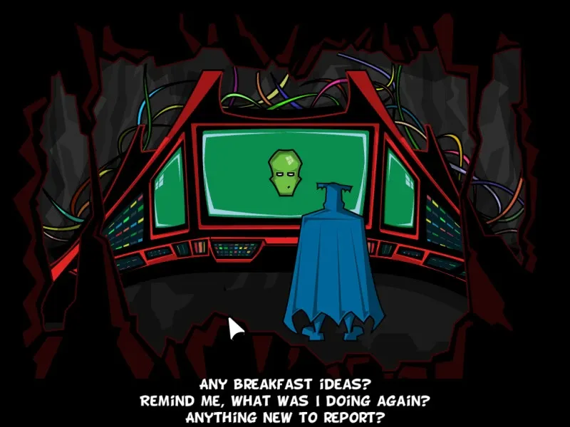 Скриншот 1 к игре The Adventures of Fatman: Intergalactic Indigestion