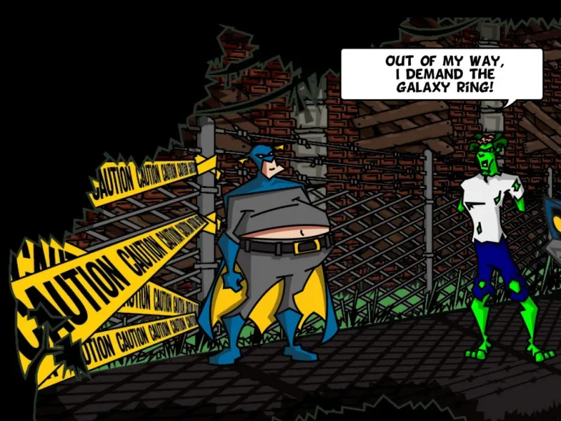 Скриншот 8 к игре The Adventures of Fatman: Intergalactic Indigestion